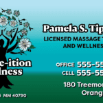 Intune-ition Wellness Business Cards Orange City, FL