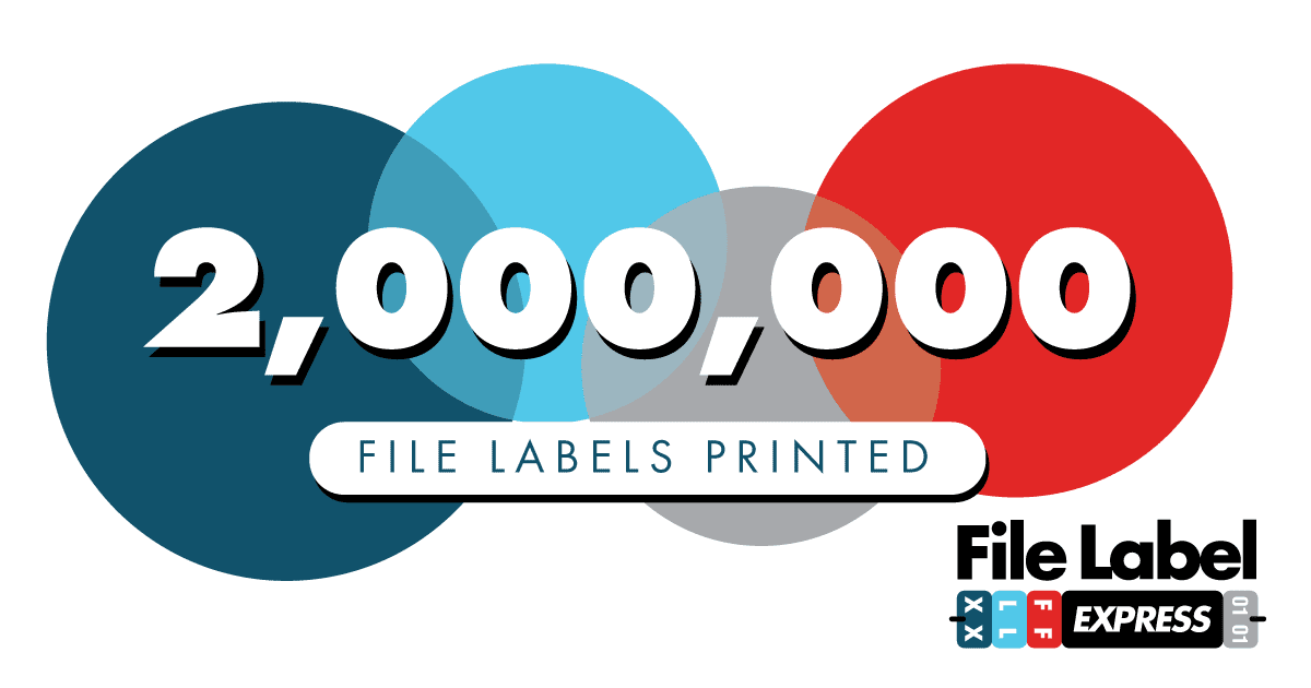File Label Express Prints 2 Million Labels
